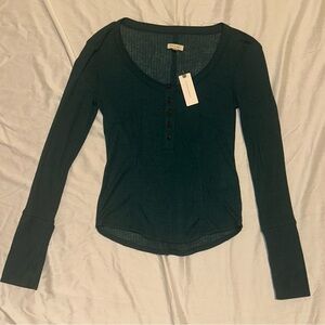 Teal lightweight sweater